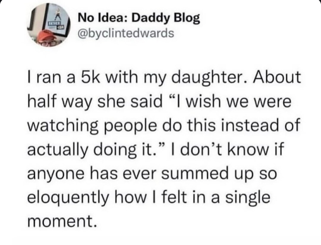 My kid basically told me she prefers watching other people parent - meme
