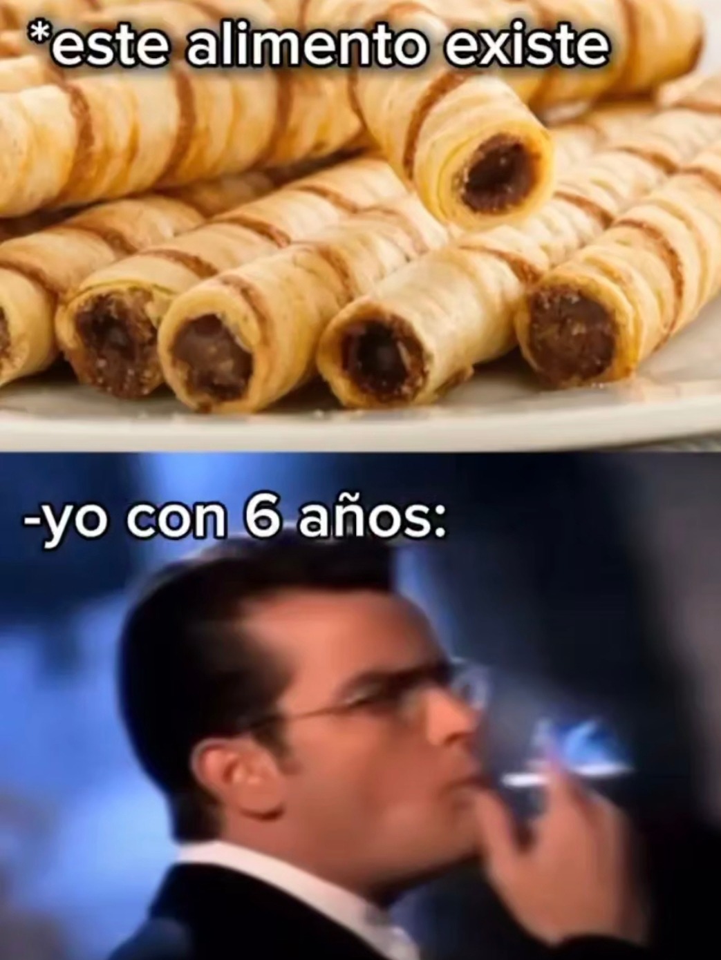 Este alimento existe - Yo con 6 años: ¡a la boca directo! - meme
