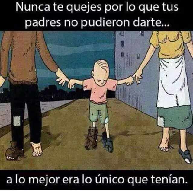 #respect y like si eres agradecido con tus padres...!!!! - meme