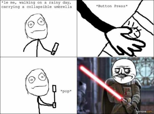 Favorite part of any Star Wars movie? - meme