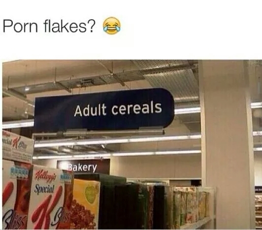 naughty cereal - meme