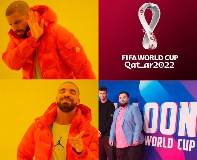 El mundial de globos lo veo, el de futbol pasando - meme