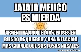 Argentina país de indigentes - meme