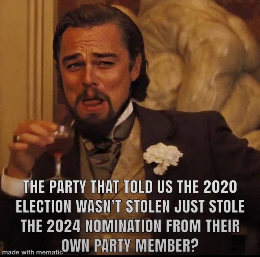 No one voted for her - meme
