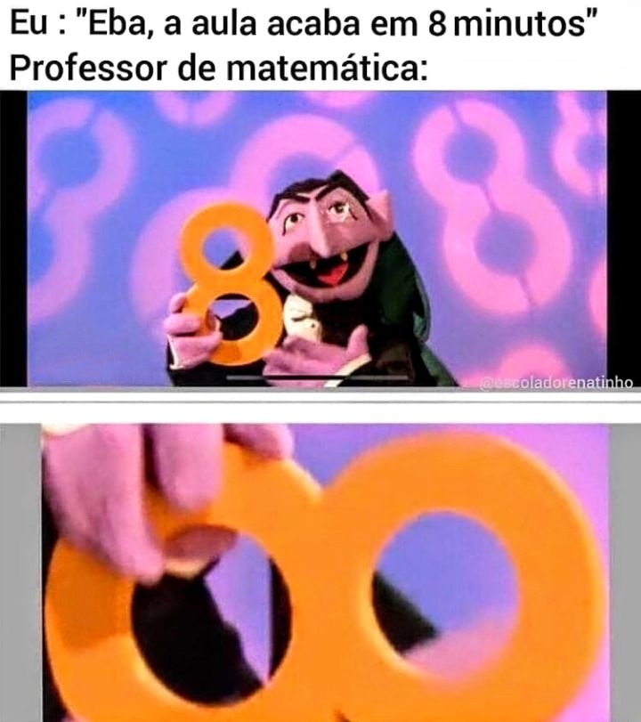 Aula infinita - meme