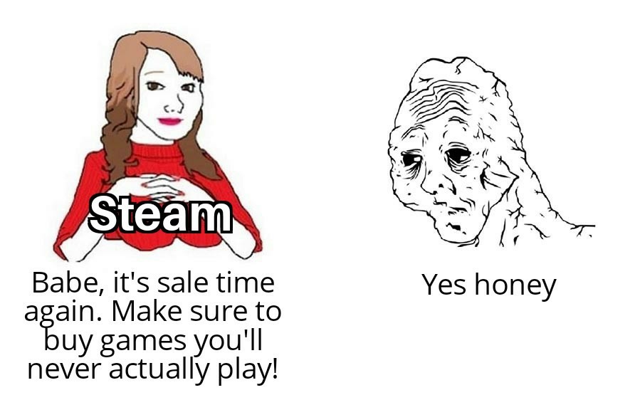 99% of steam community - meme