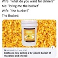I want that bucket