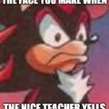 when the nice teacher yells