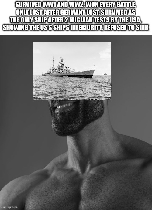 Gigachad ship - meme