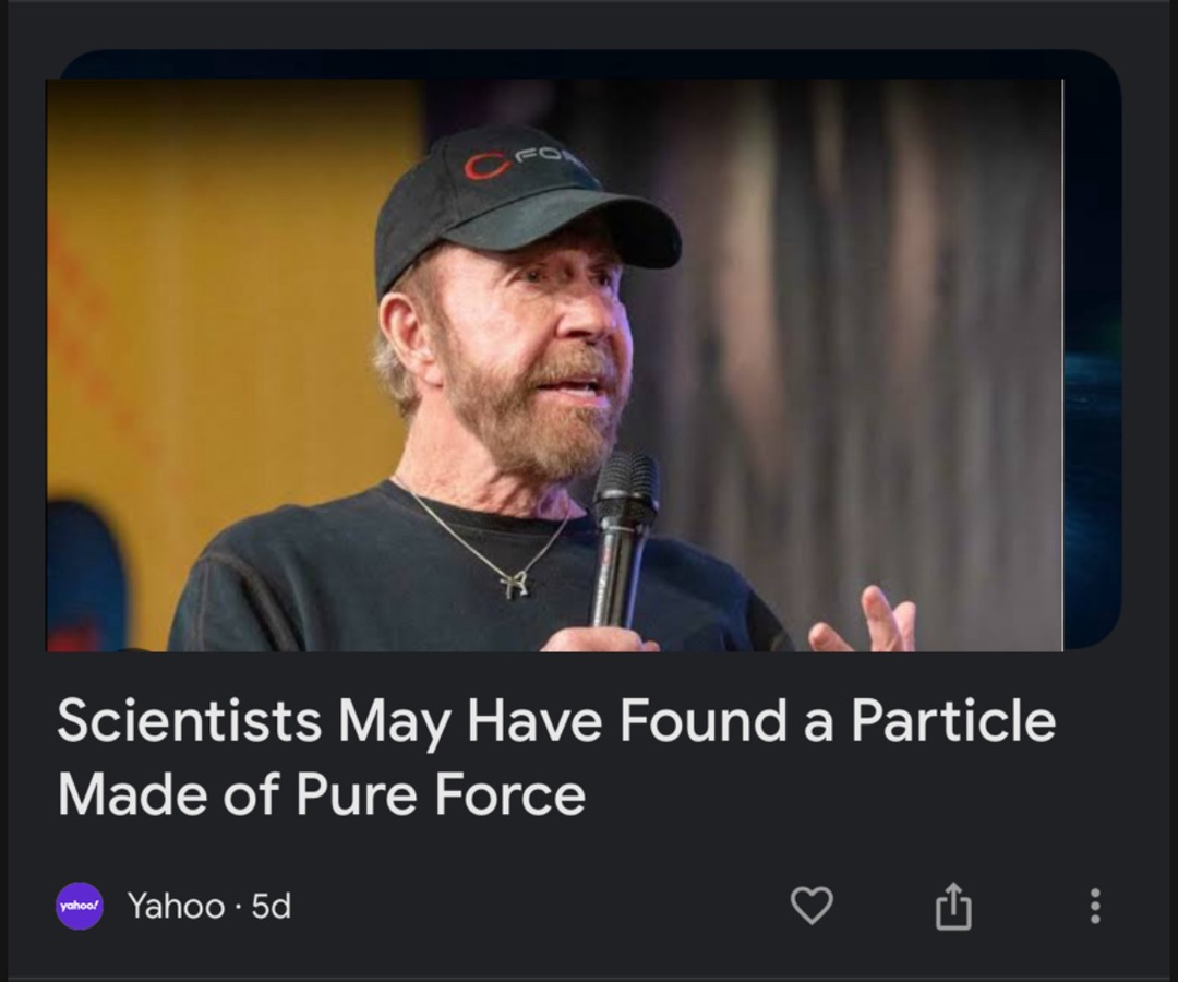 except the force found the scientists - meme