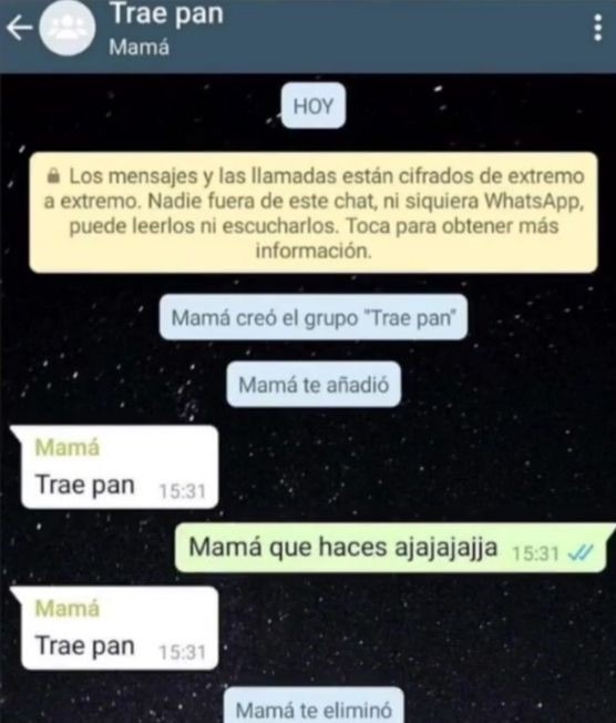 Trae pan - meme