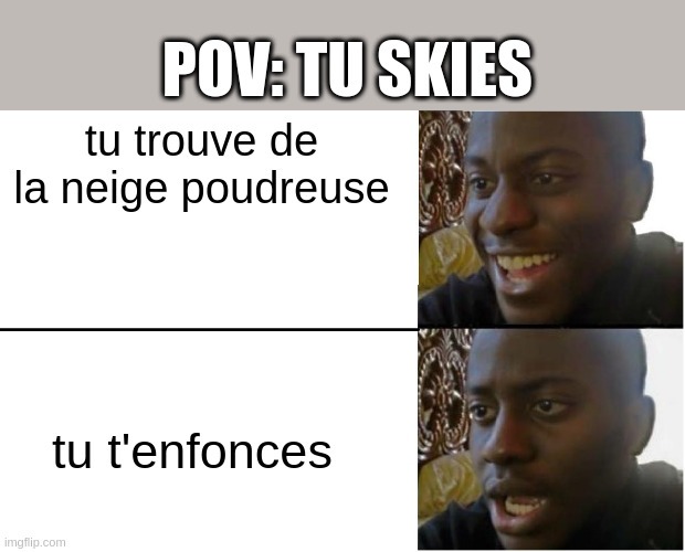 le titre est partie skier - meme