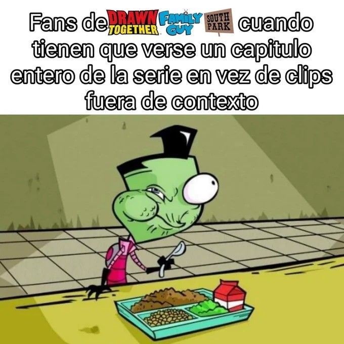 El down que conocio esas series por unso clips fuera de contexto en tik down es tremendo fracasado cfffff - meme
