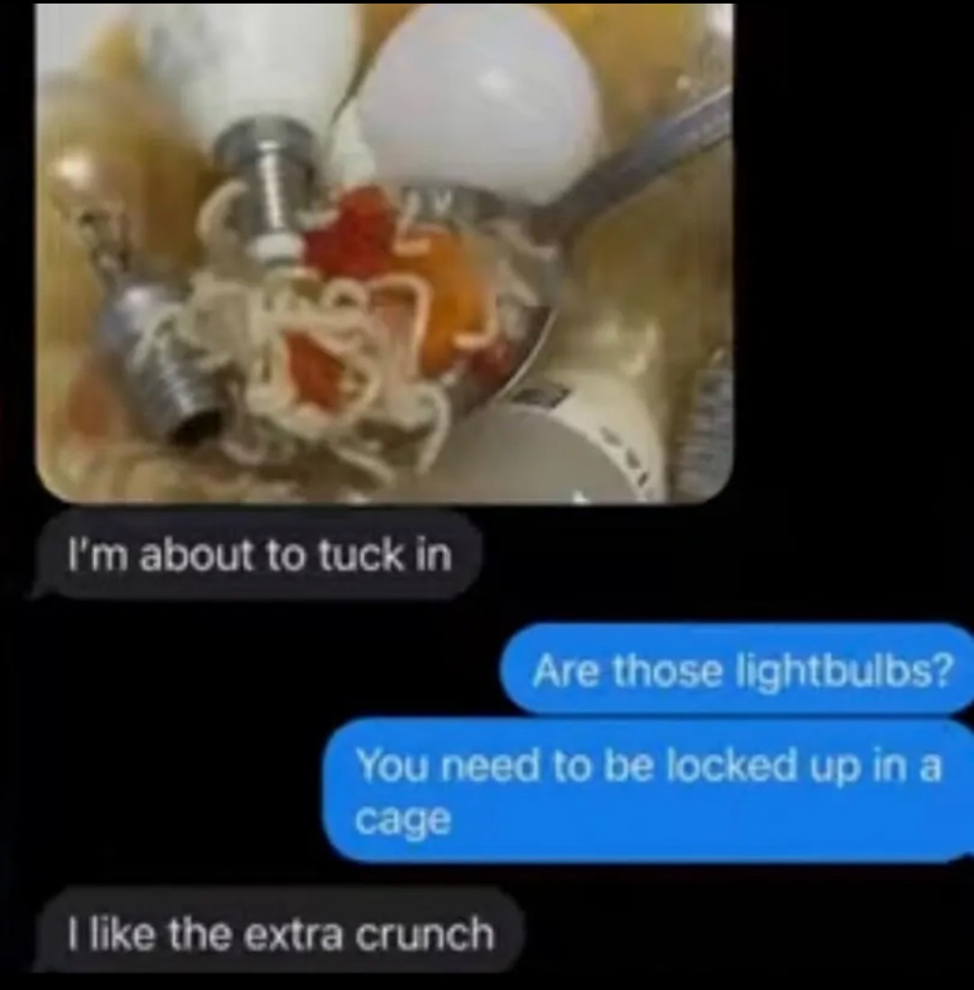 Dongs in a lightbulb - meme