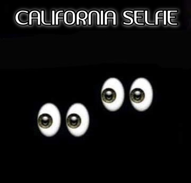 California selfie - meme