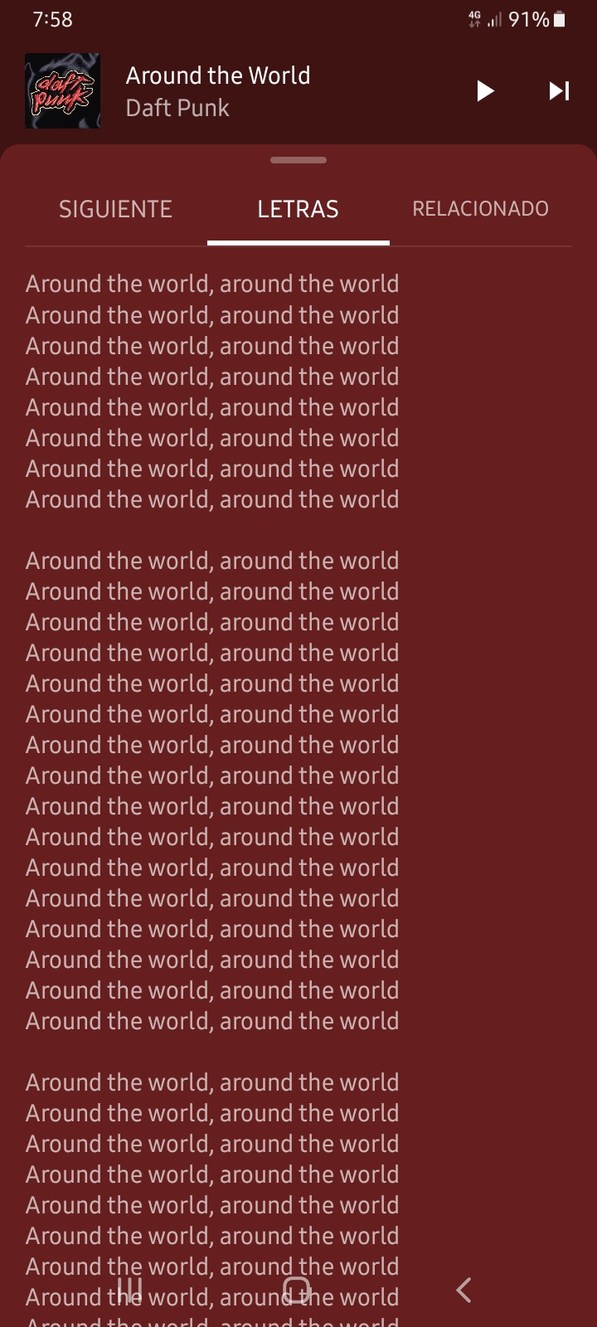 Around the world, around the world - meme