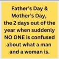 Mothers day and fathers day