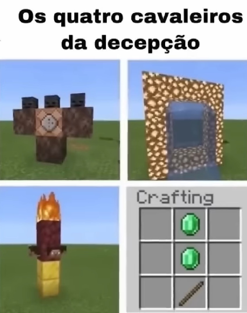 Cavaleiros Da Decepção - meme