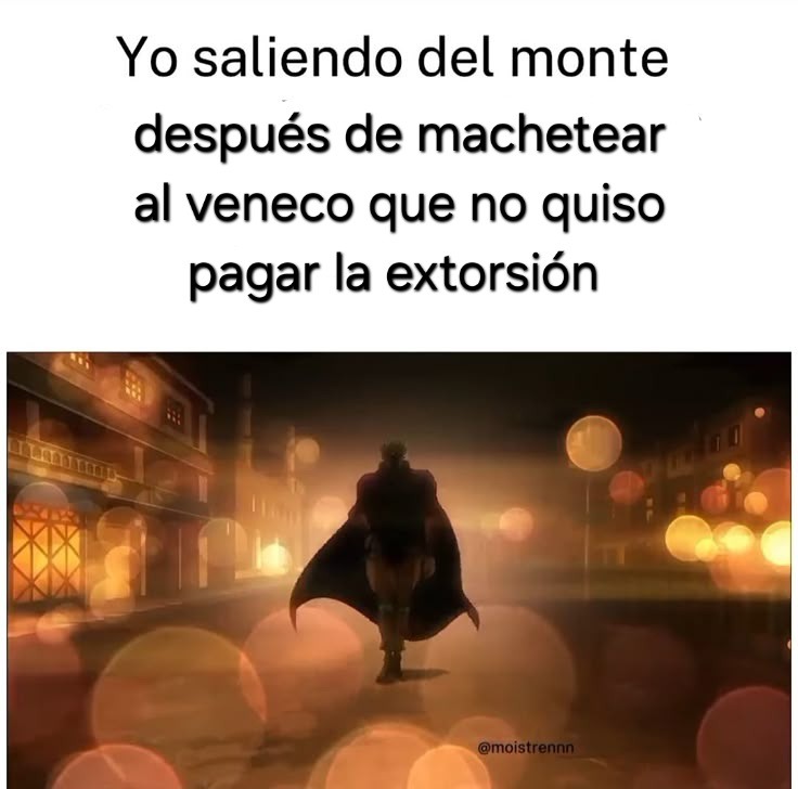 Hacer a alguien legos en un monte con un machete Momento LATAM - meme