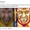 This is the right color grading for Wolverine