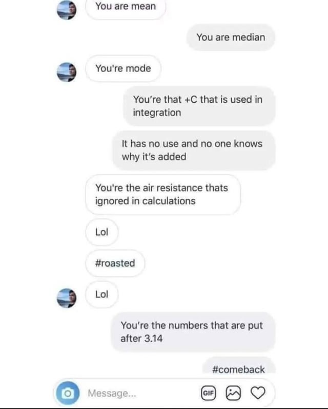 Scientists roasting each other - meme