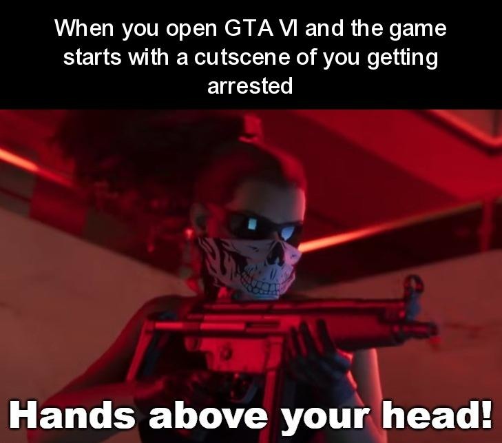 You open GTA V and the feds are already on you - meme