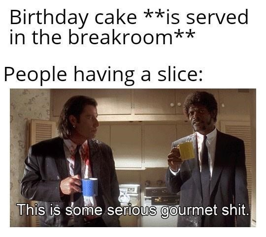Happy Birthday cake - meme