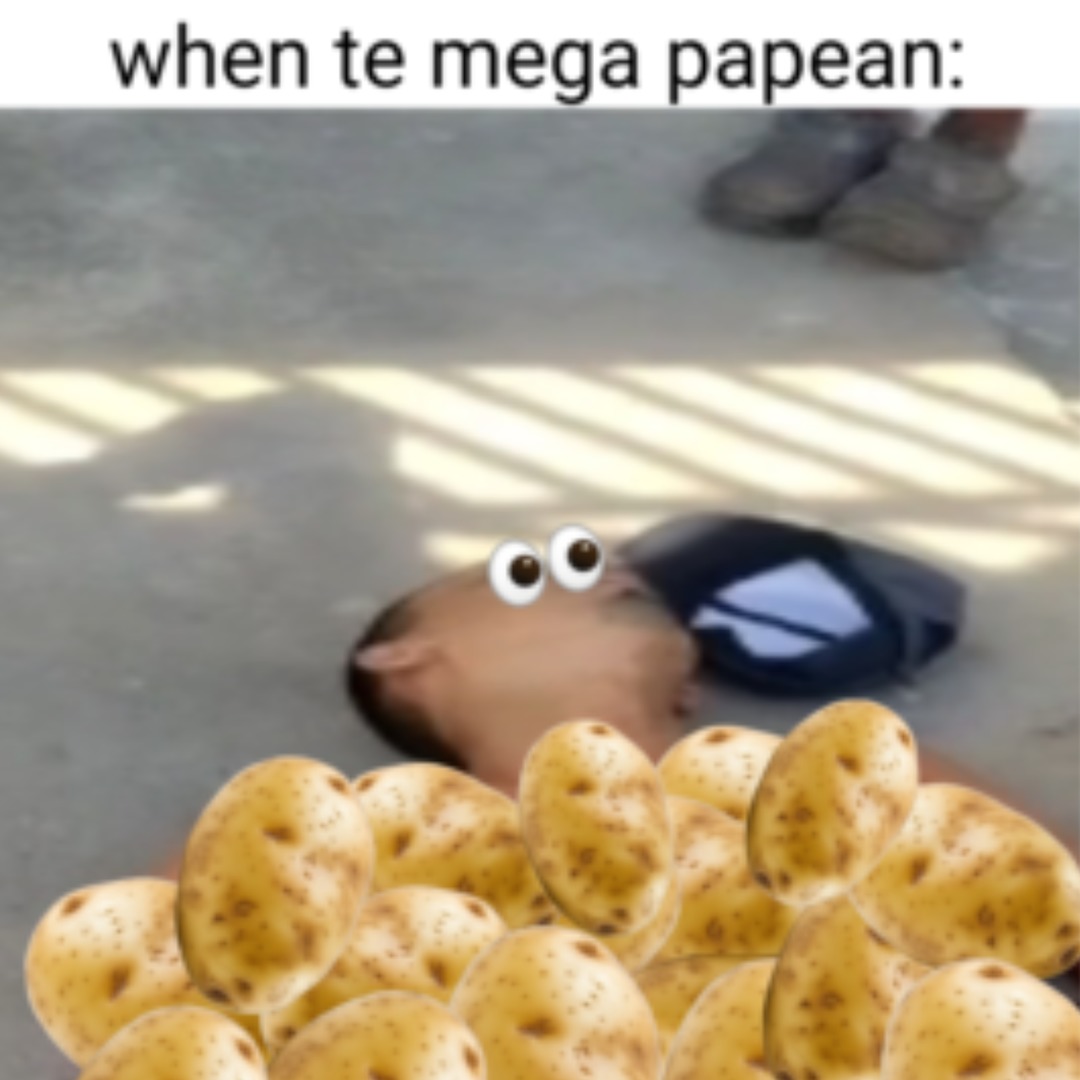 When te mega papean - meme