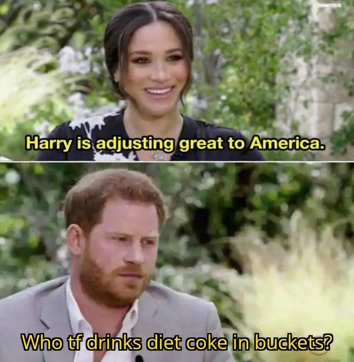 Harry in USA - meme