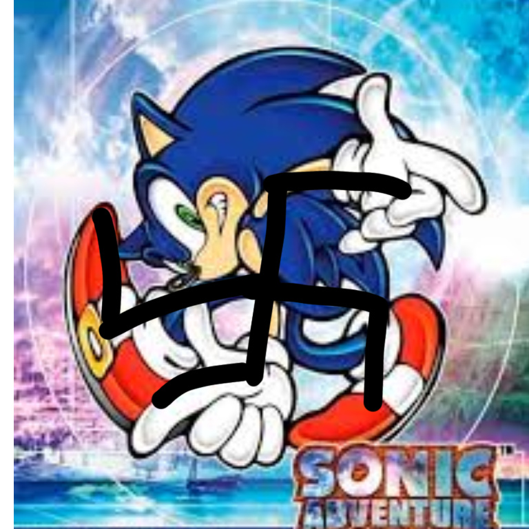 Sonic también le entra al nasismo - meme