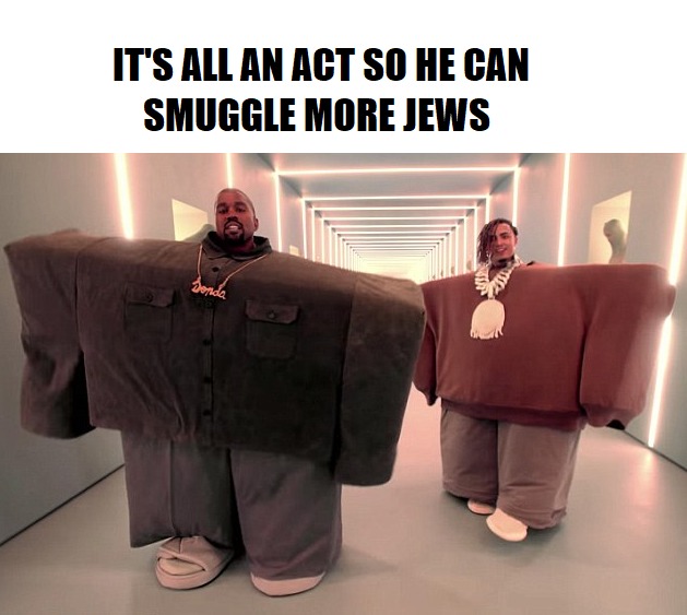 He's got jews under those - meme