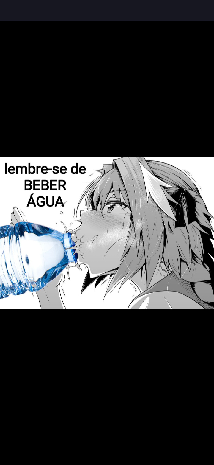Beba água, é muito importante para a saúde humana - meme