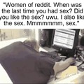 mmmmm, sex.