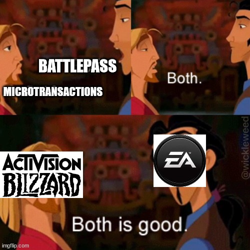 EA + Activision - meme