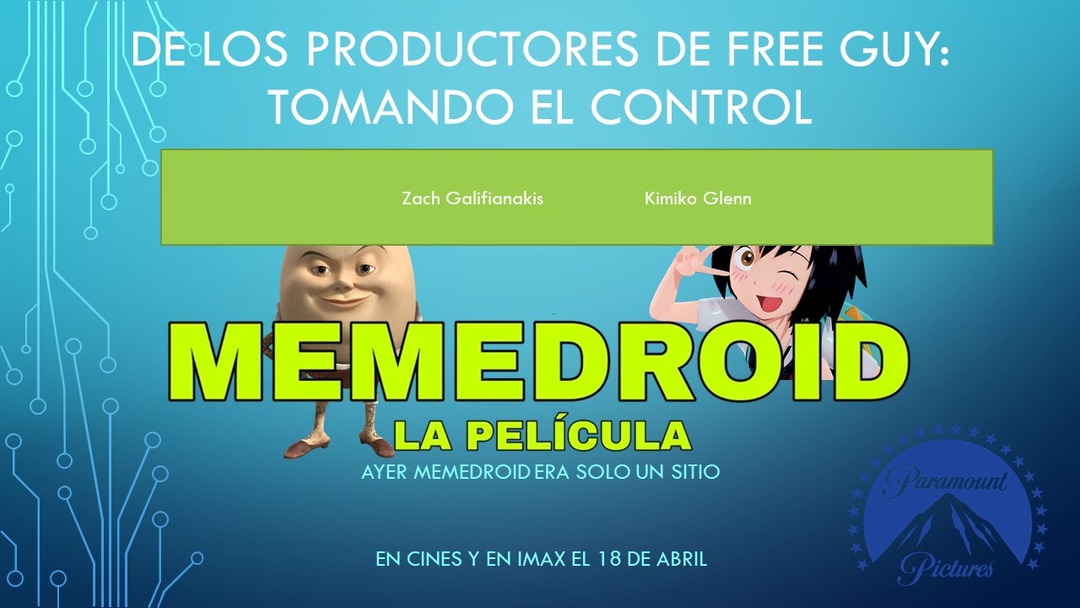 Nuevo poster de Memedroid la Película, con nueva fecha de estreno