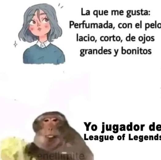 Jugadores de League of Legends - meme