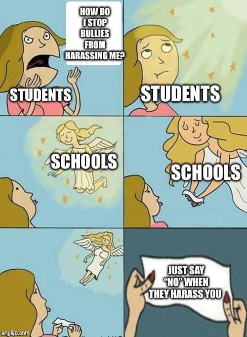 School bullying meme