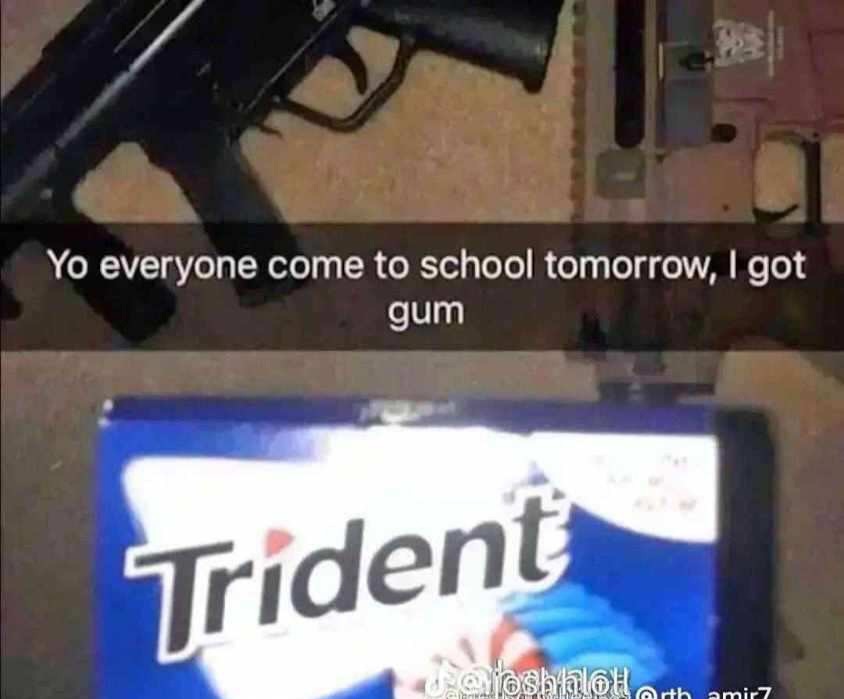 I love gum - meme