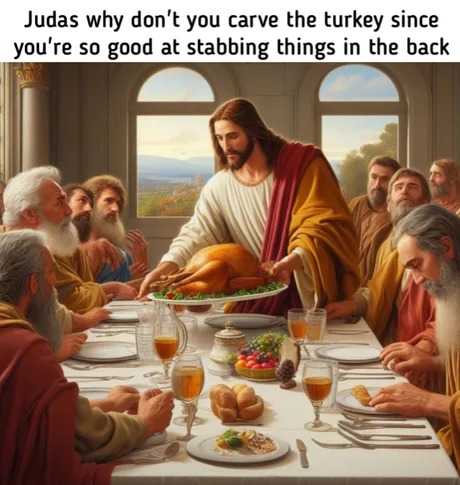 Jesus Thanksgiving meme