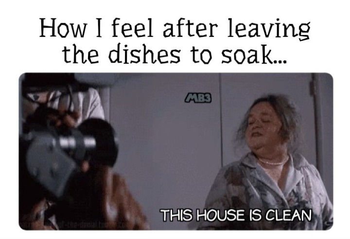 Clean Dishes - meme