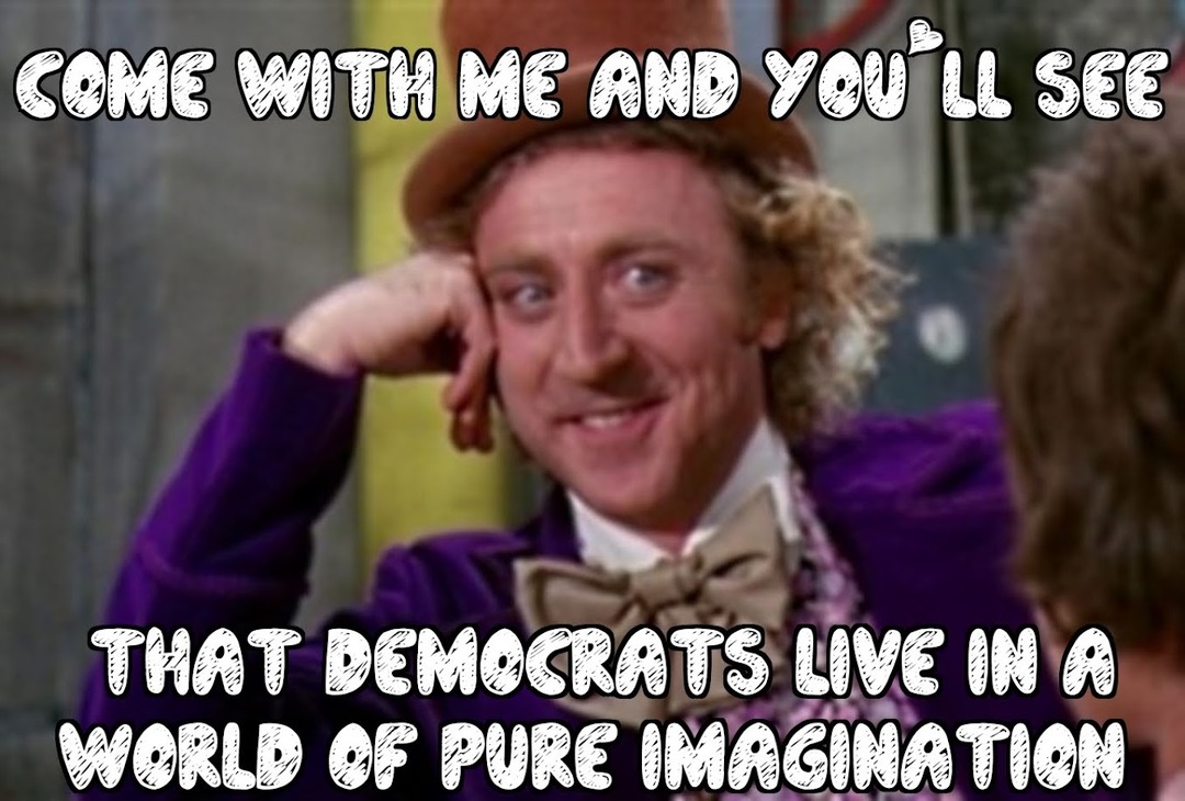 Democrats and reality/truth don't mix - meme