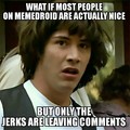 @comments... Which users are jerks?