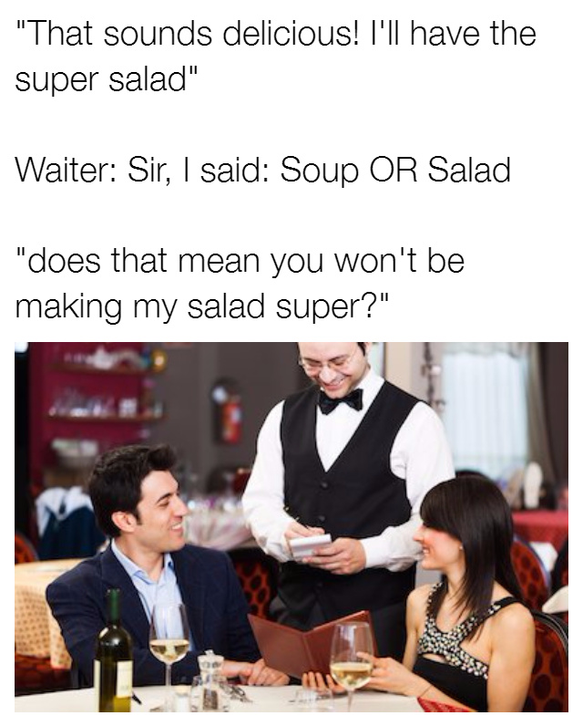 Soup orzo salad - meme