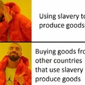 Slavery elsewhere is cool