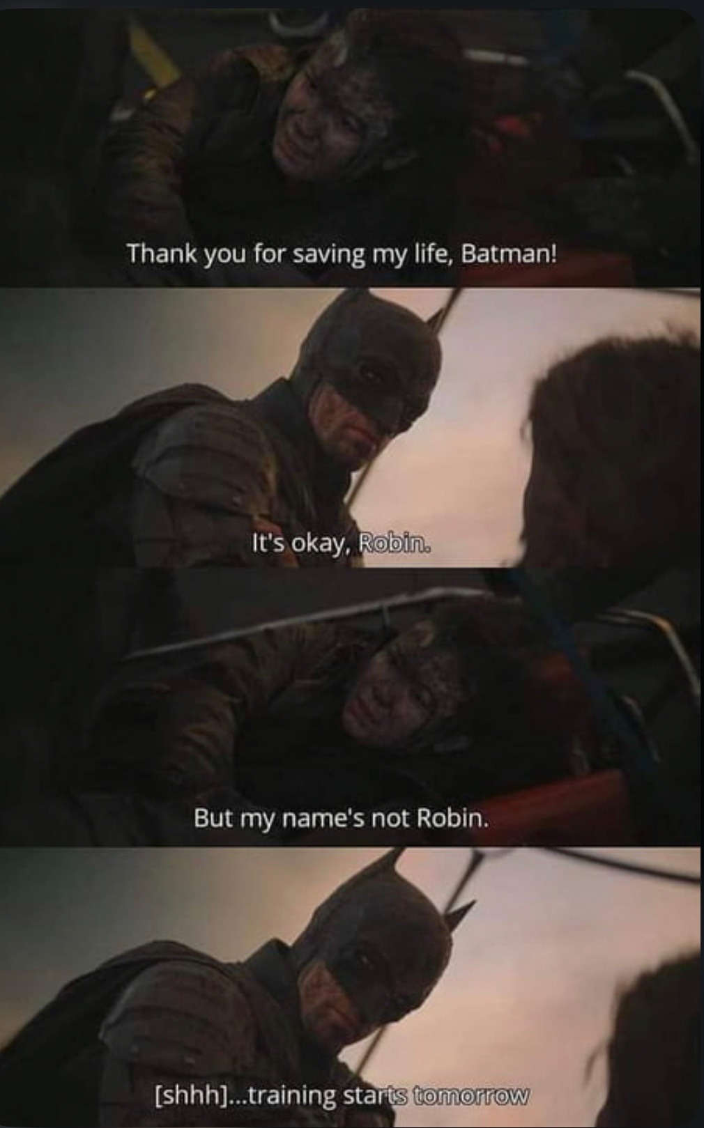 The Batman 2 will supposedly feature Robin - meme