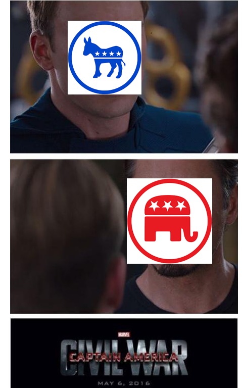 It happened in 1861, It'll happen in 2024 - meme