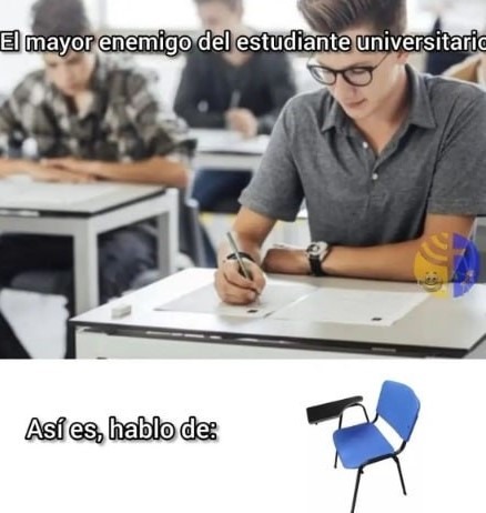 El mayor enemigo del universitario - meme