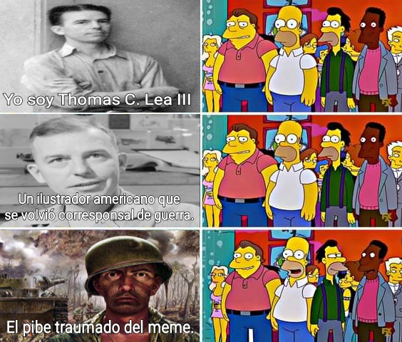 meme del autor del soldado traumado del meme de las 1000 yardas