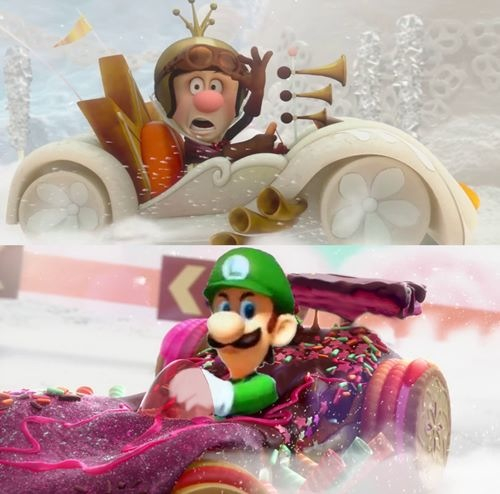 Mario kart 8       La cara de la muerte de Luigi ataca de nuevo - meme