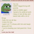 Anon helps his dad